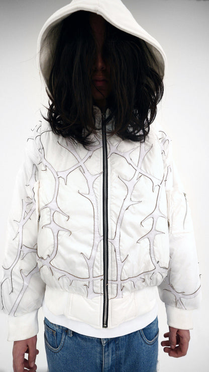 Season 1® "Thorn" Leather Jacket in White