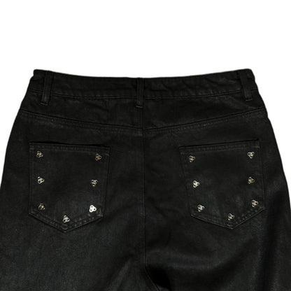 Qarpenter® Wax Denim in Schwarz