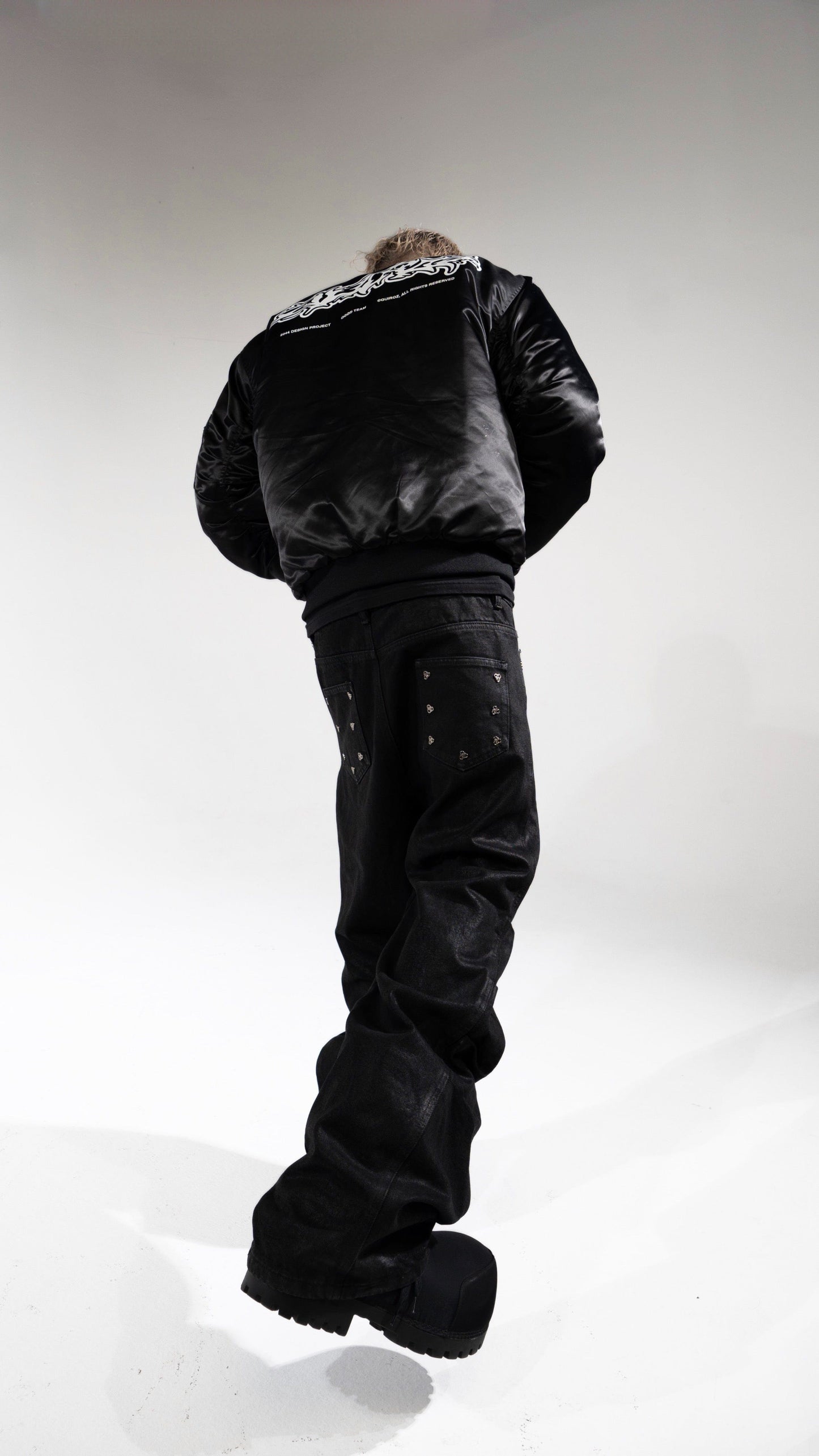 Qarpenter® Wax Denim in Black