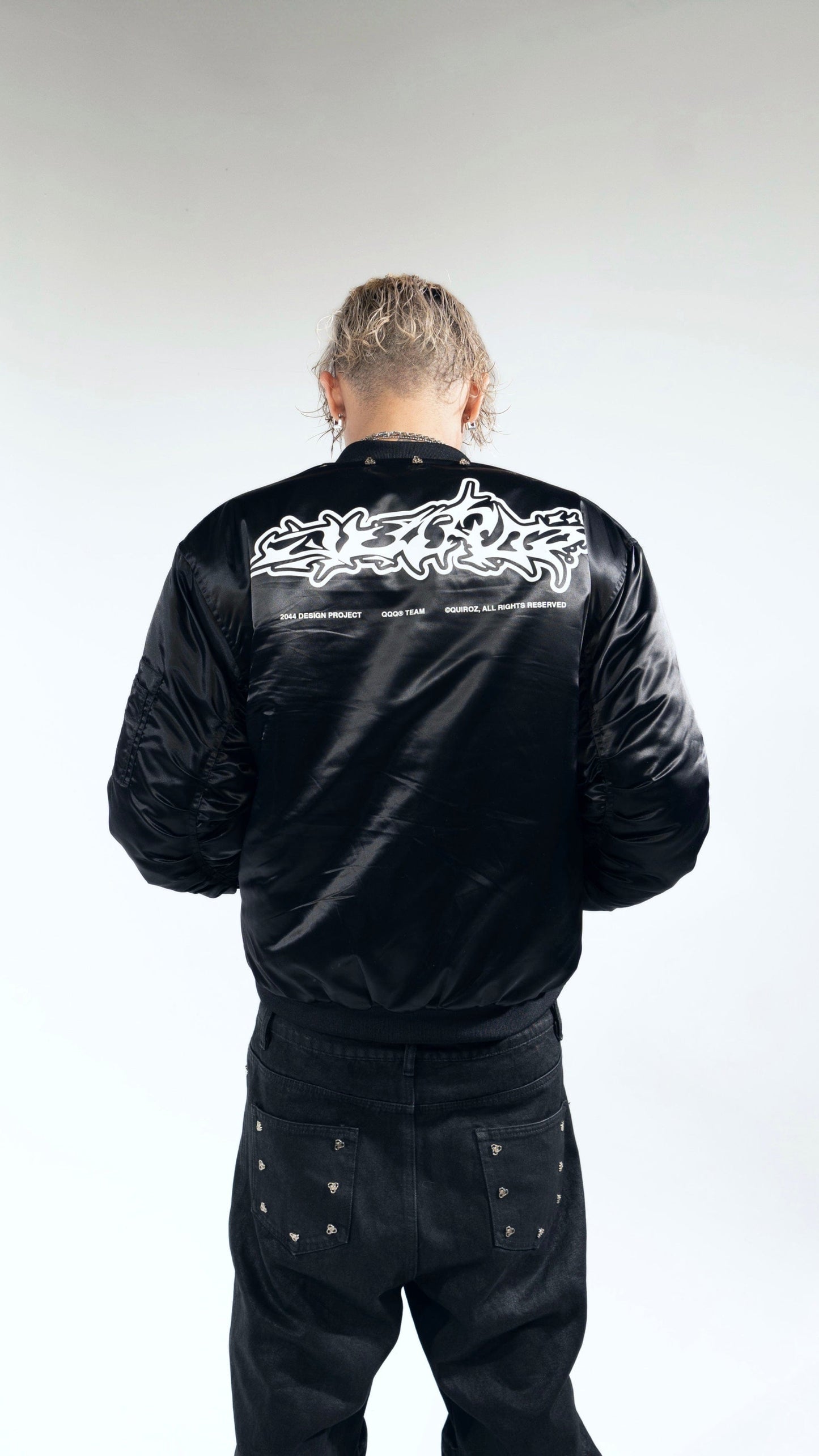 2044® Bomber Jacket in Black