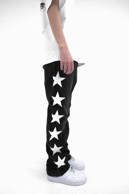 Season 1® "Star" Denim Pants in Black