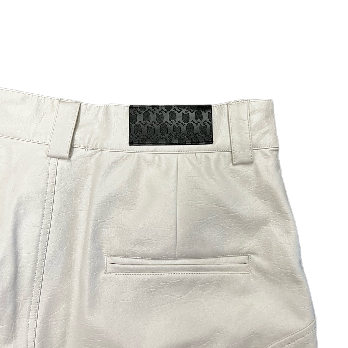 QAOS® Leather Pants in White