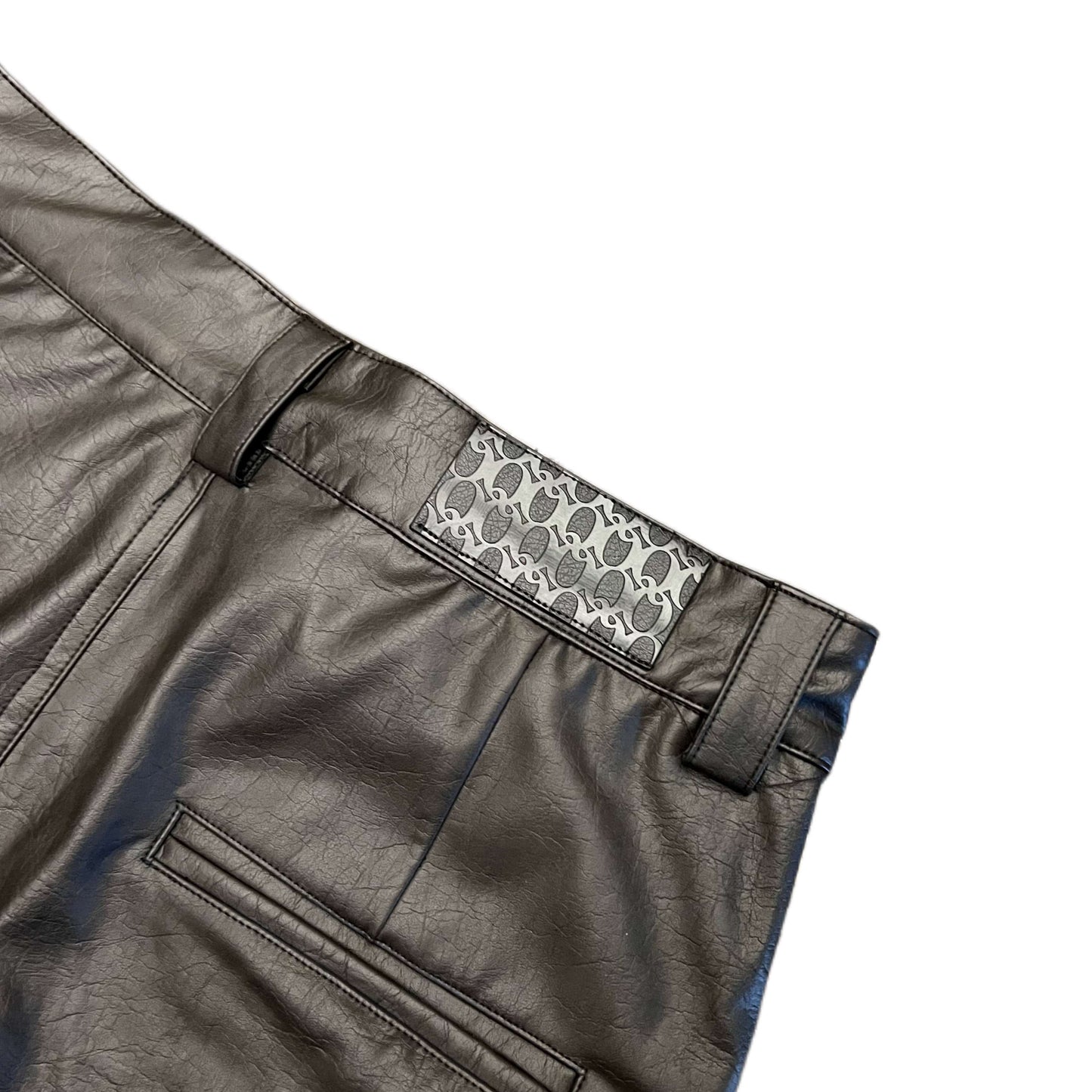 QAOS® Lederhose in Schwarz