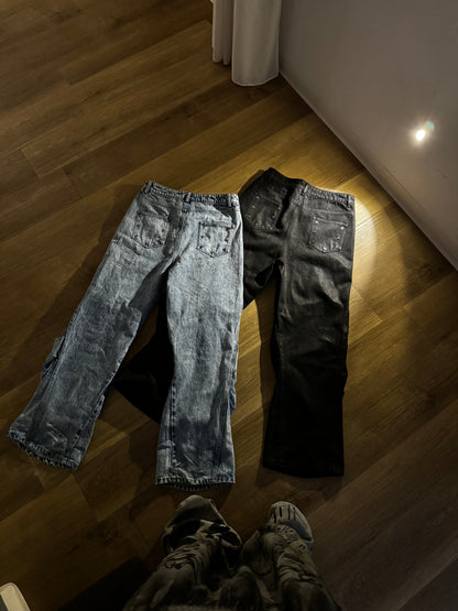 Qarpenter® Wax Denim in Black