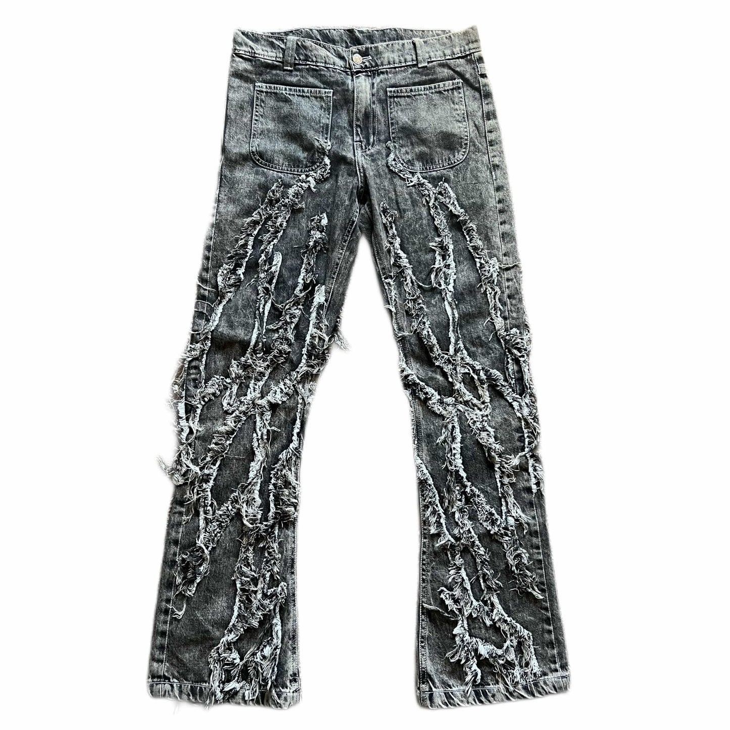 Pantalones de mezclilla Vein® en gris